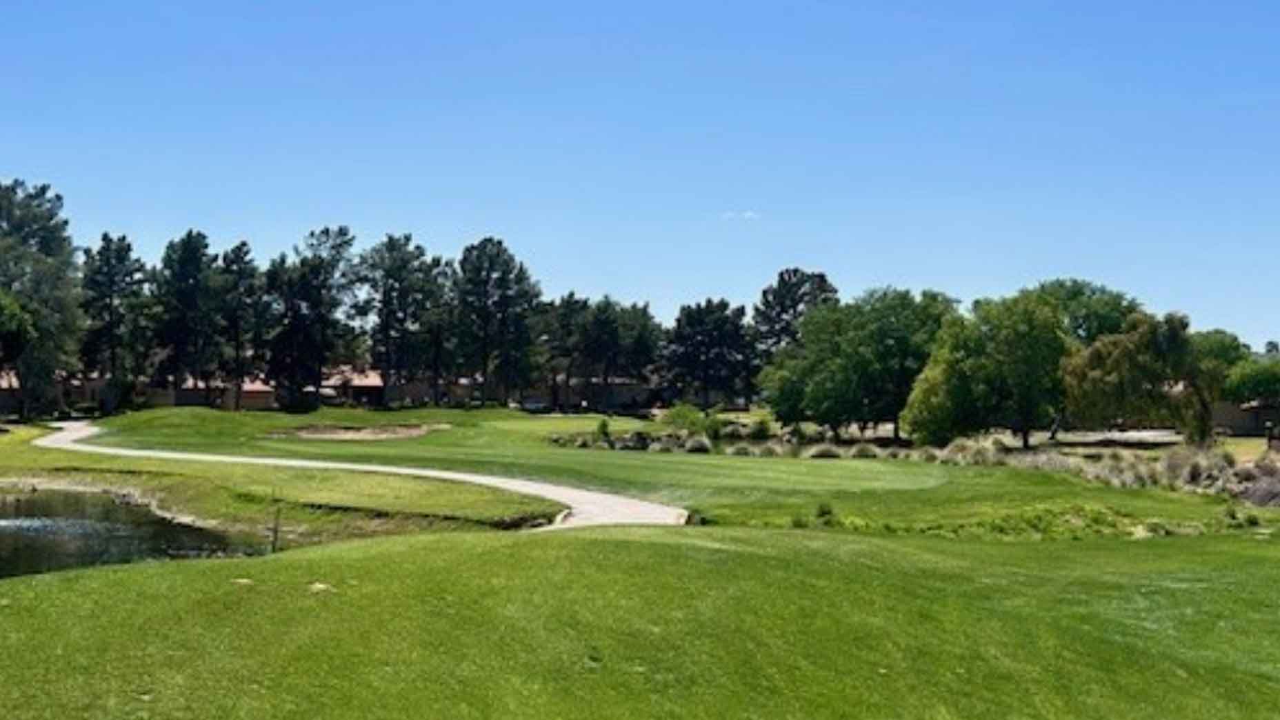 The 6th hole at Stonecreek GC in Phoenix, AZ