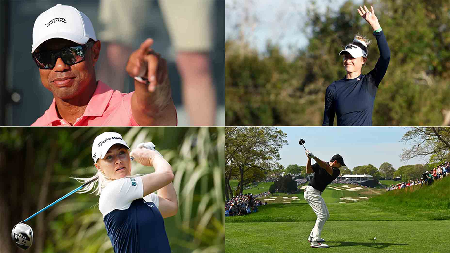 Tiger Woods, Nelly Korda, Charley Hull, Rory McIlroy