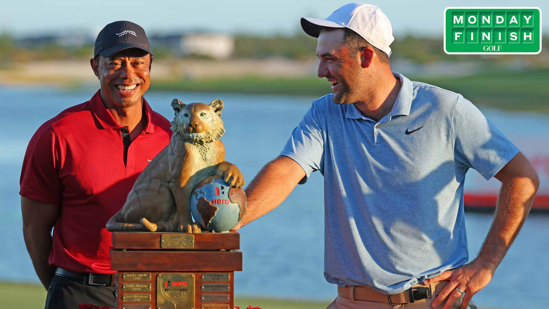 Tiger Woods and Scottie Scheffler each know what it's like to have a decent PGA Tour season.