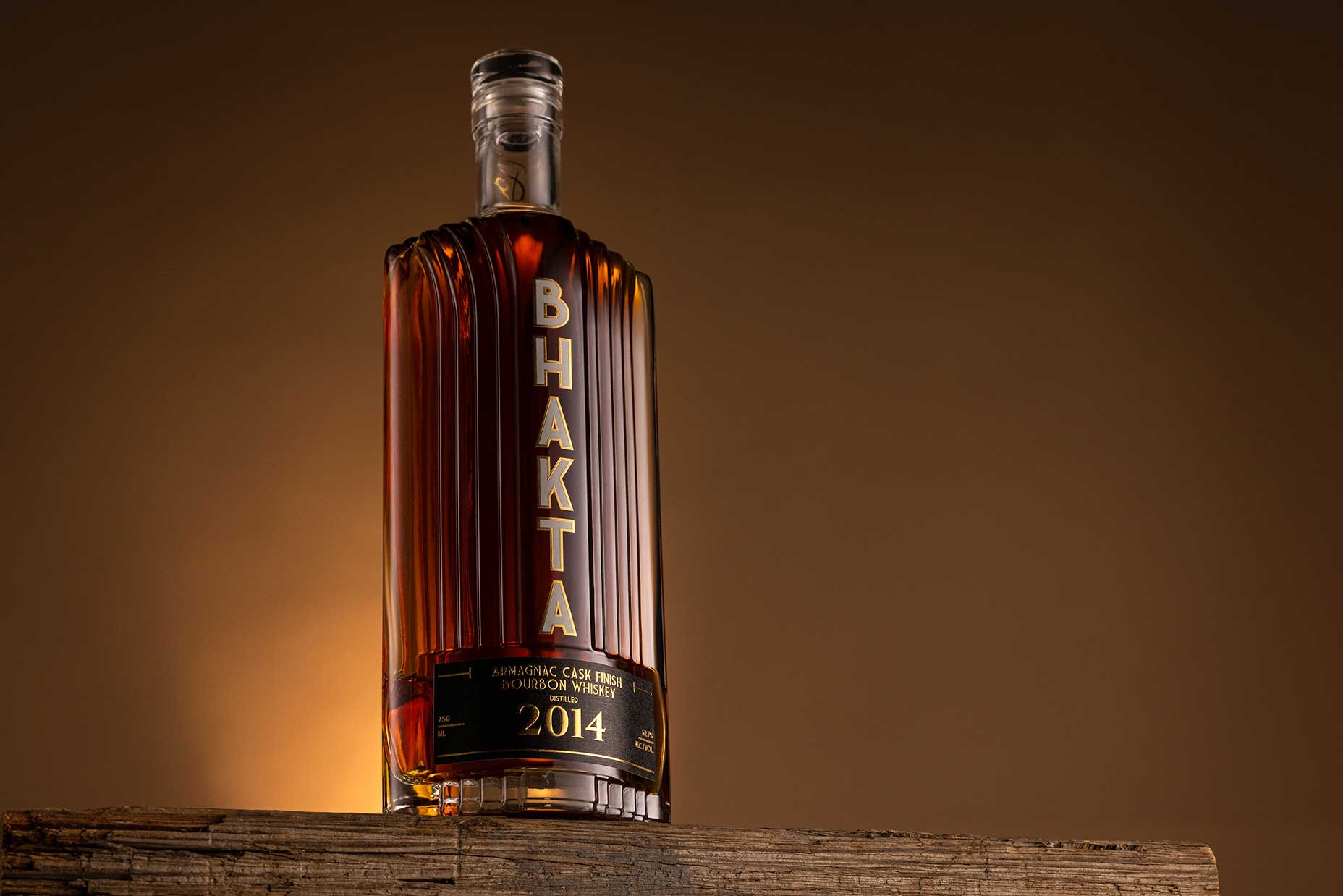 a bottle of bhakta whiskey