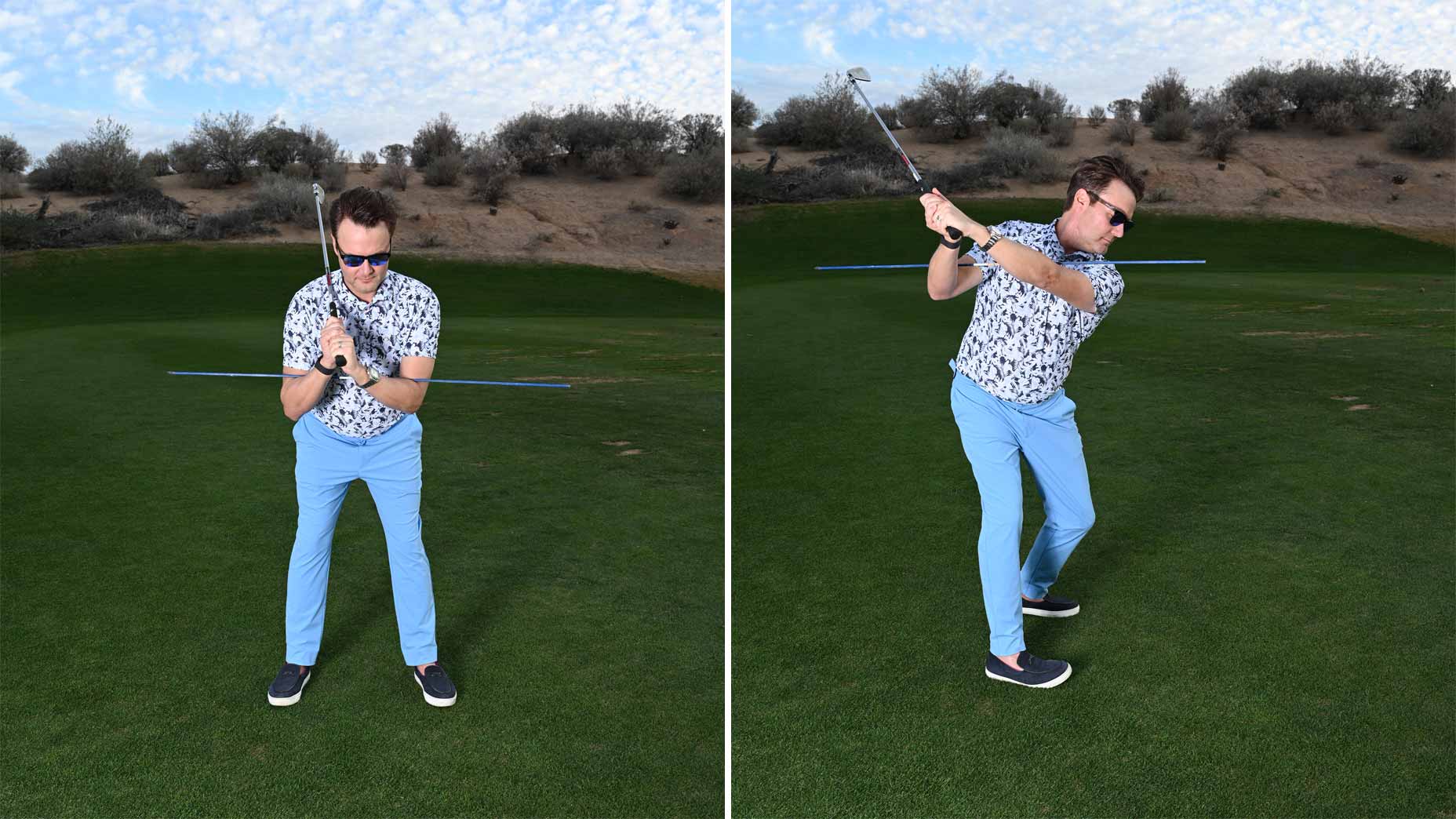 jake thurm demonstrates backswing positions