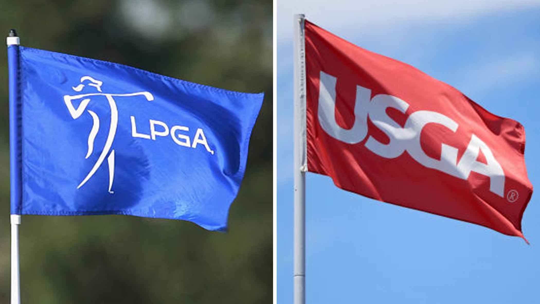 lpga and usga flags