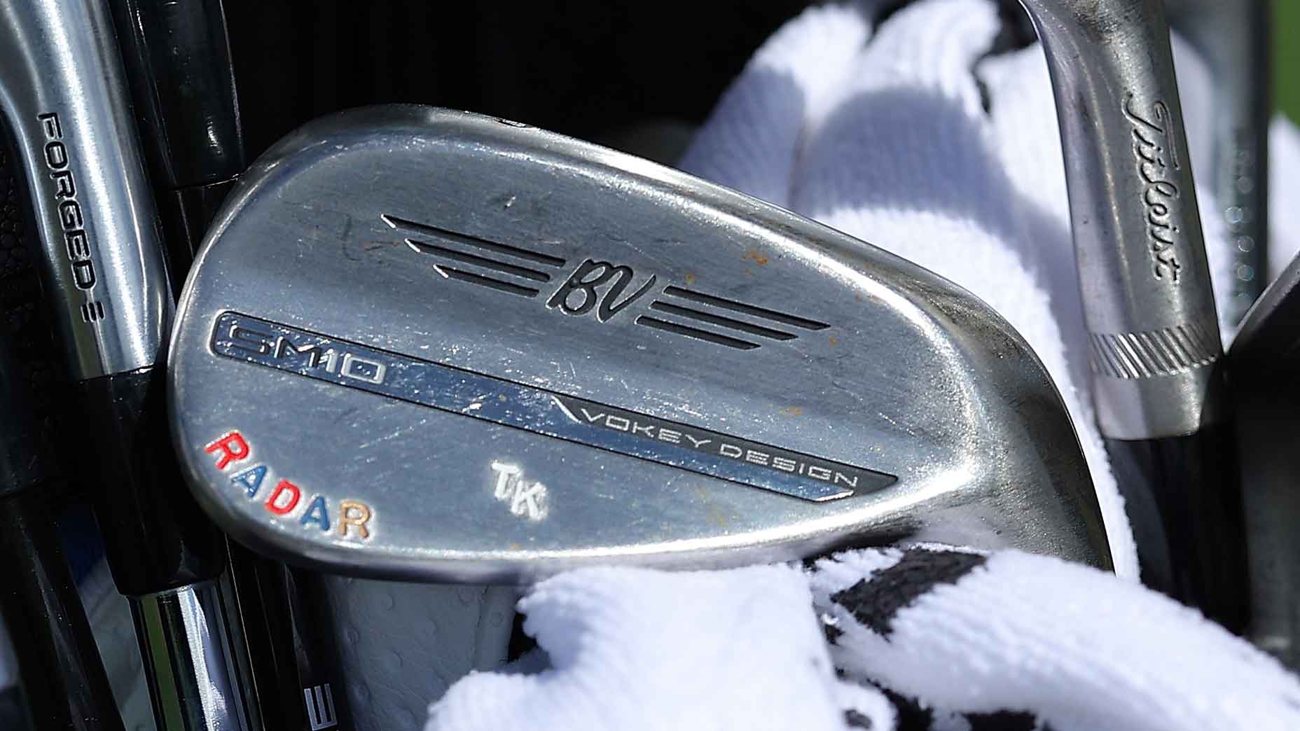 close-up of tom kim's wedge