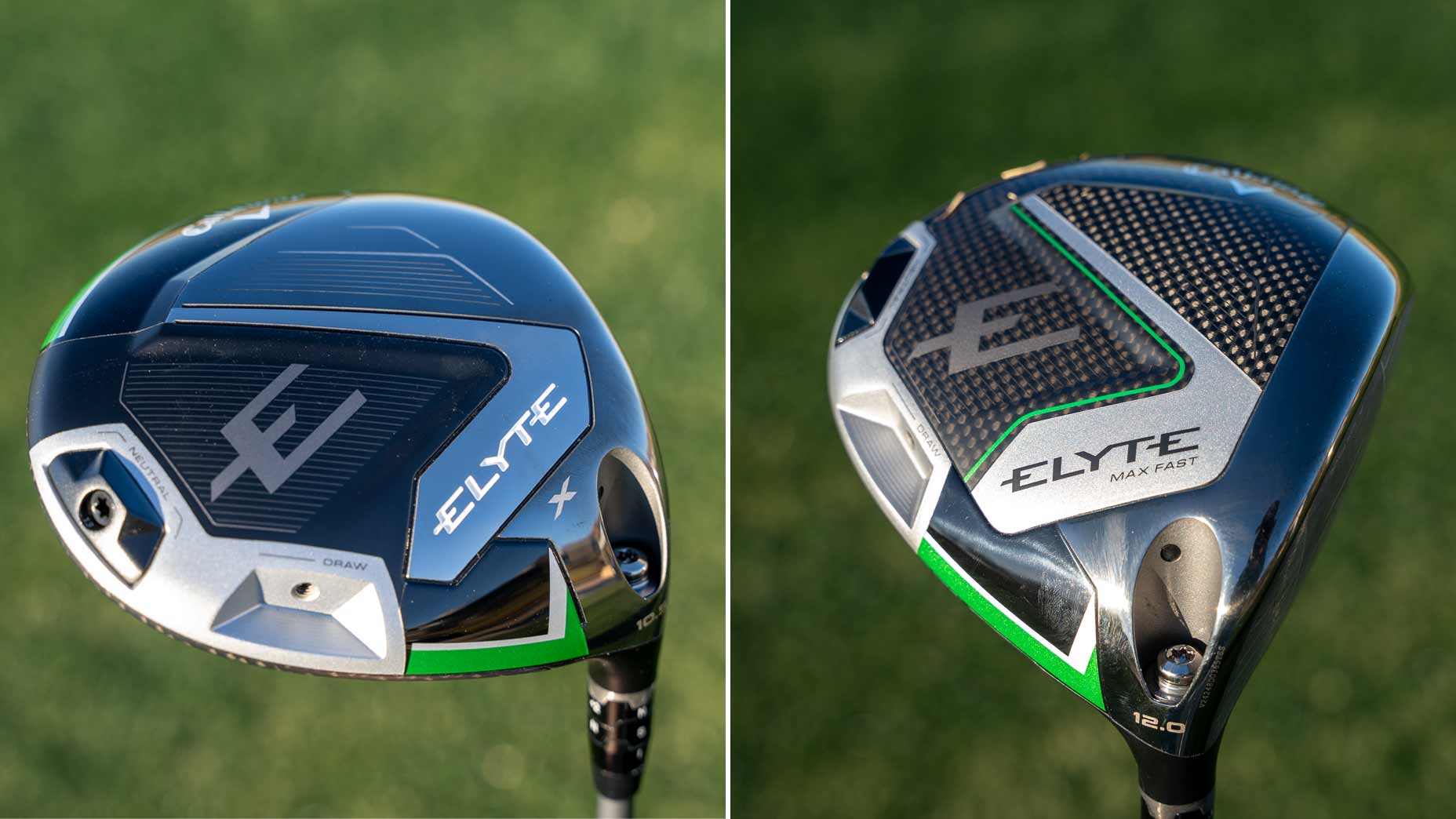 Callaway Elyte X and Elyte Max Fast drivers.