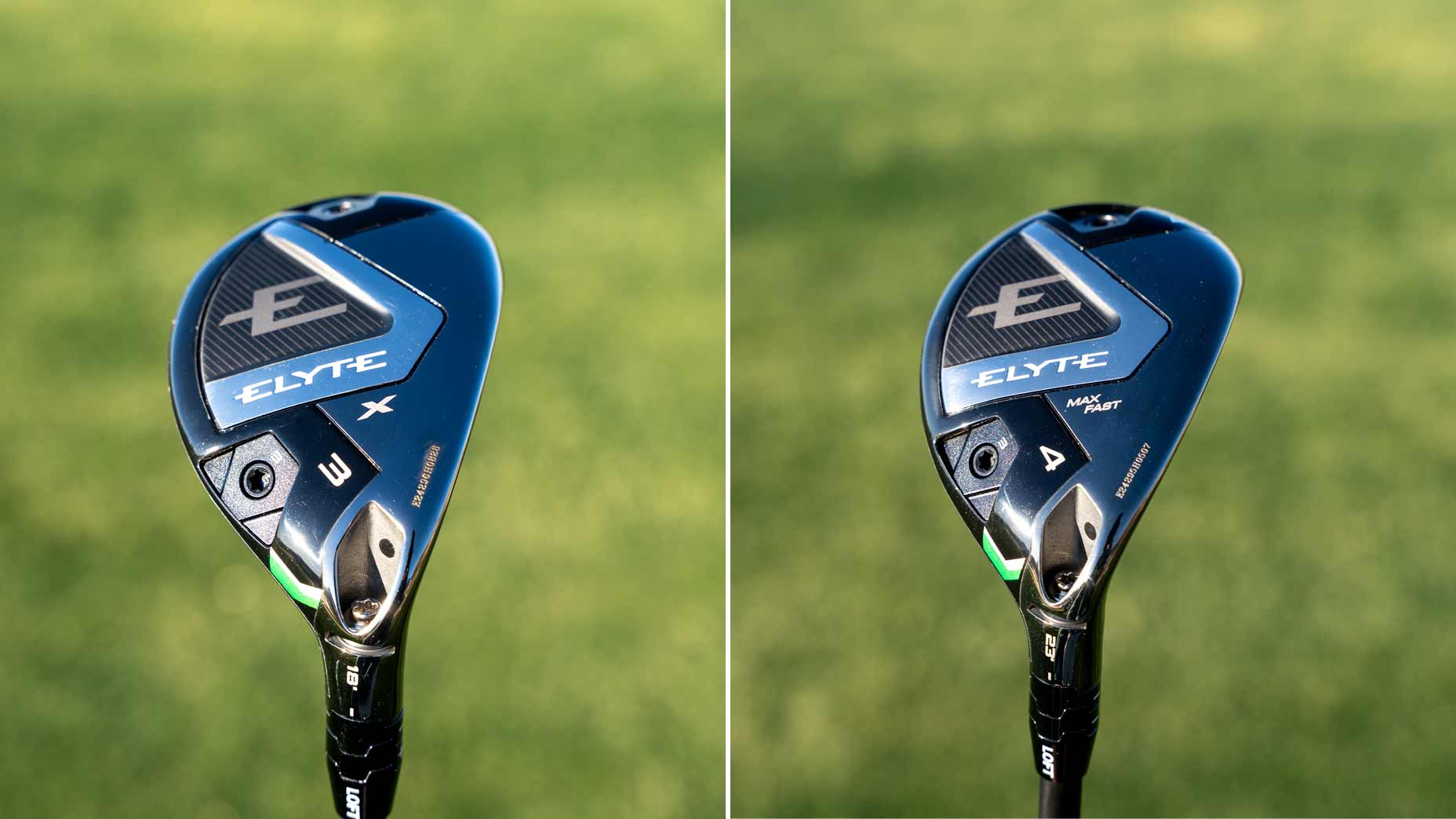 Callaway Elyte X and Elyte Max Fast hybrids.