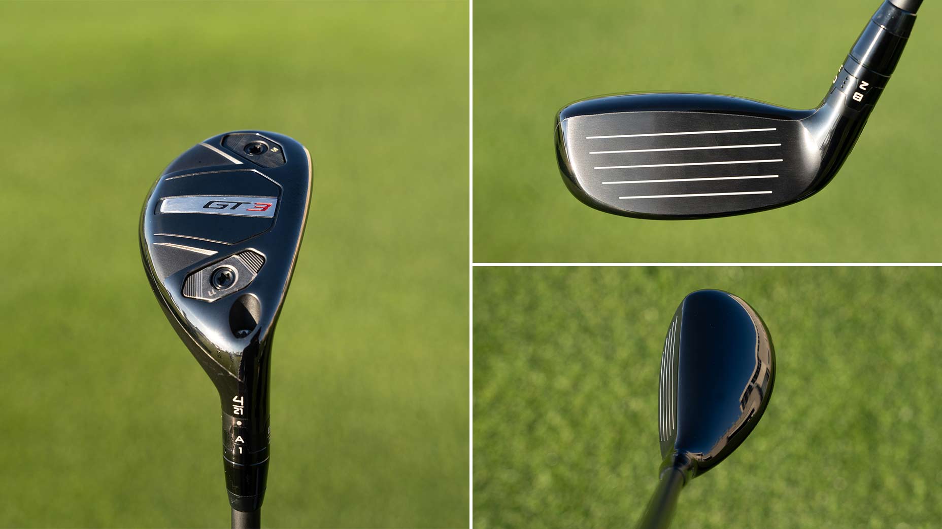 The Titleist GT3 Hybrid from all angles.