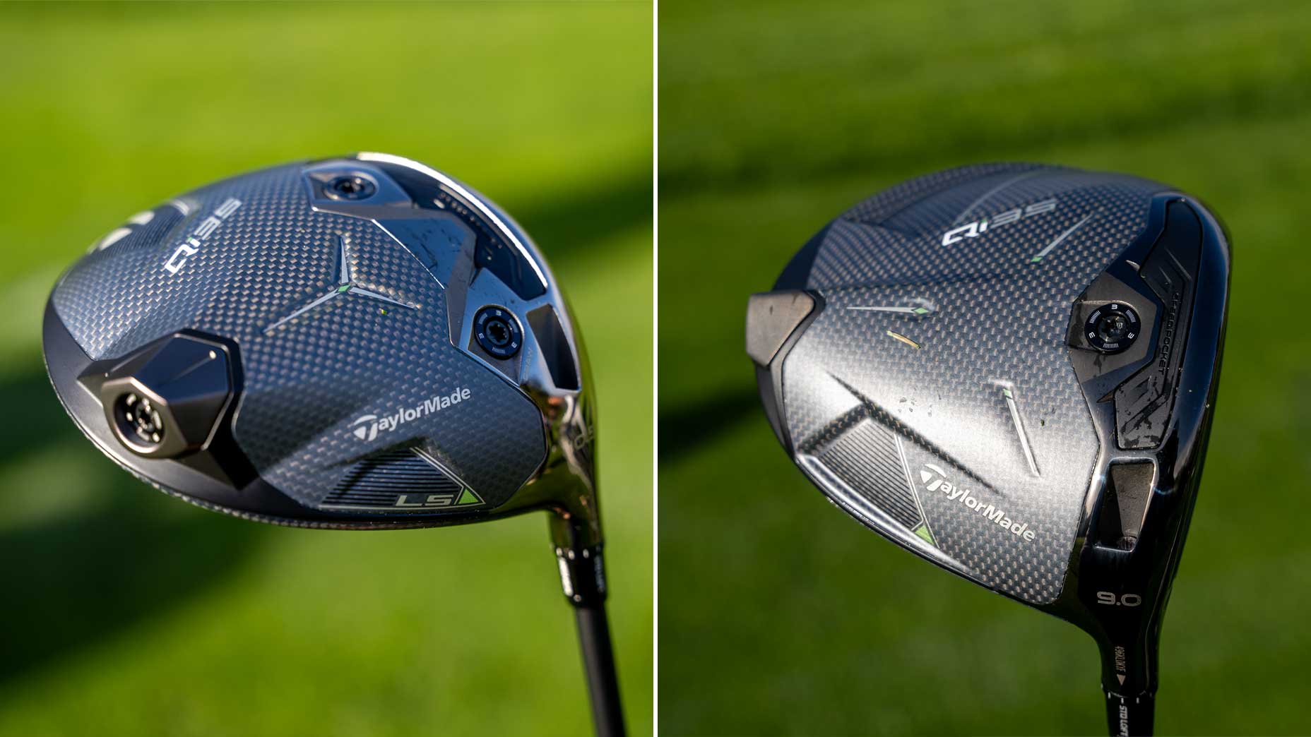 TaylorMade Qi35 LS (L) and Core Driver.