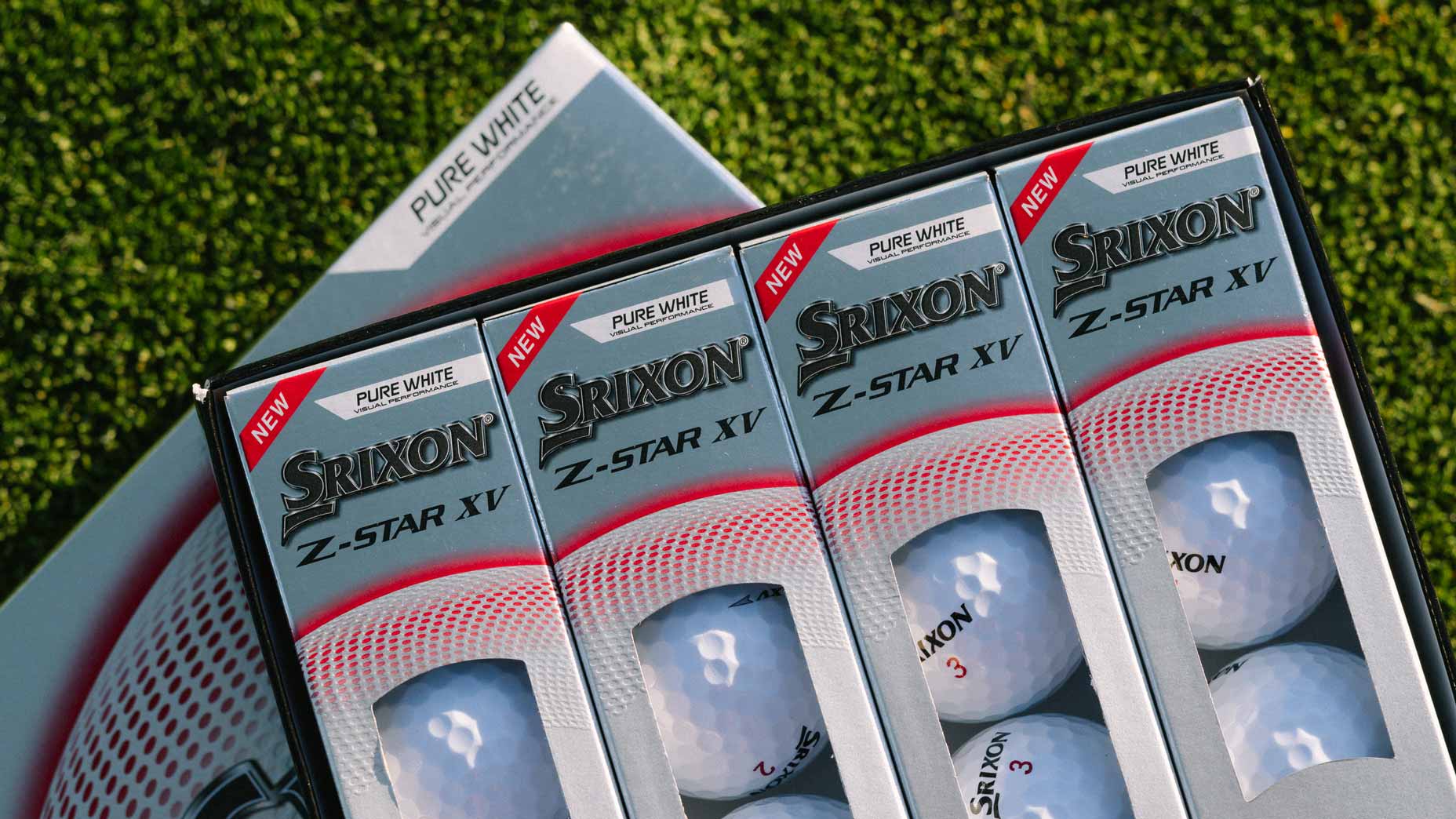 Srixon Z-STAR XV golf balls.