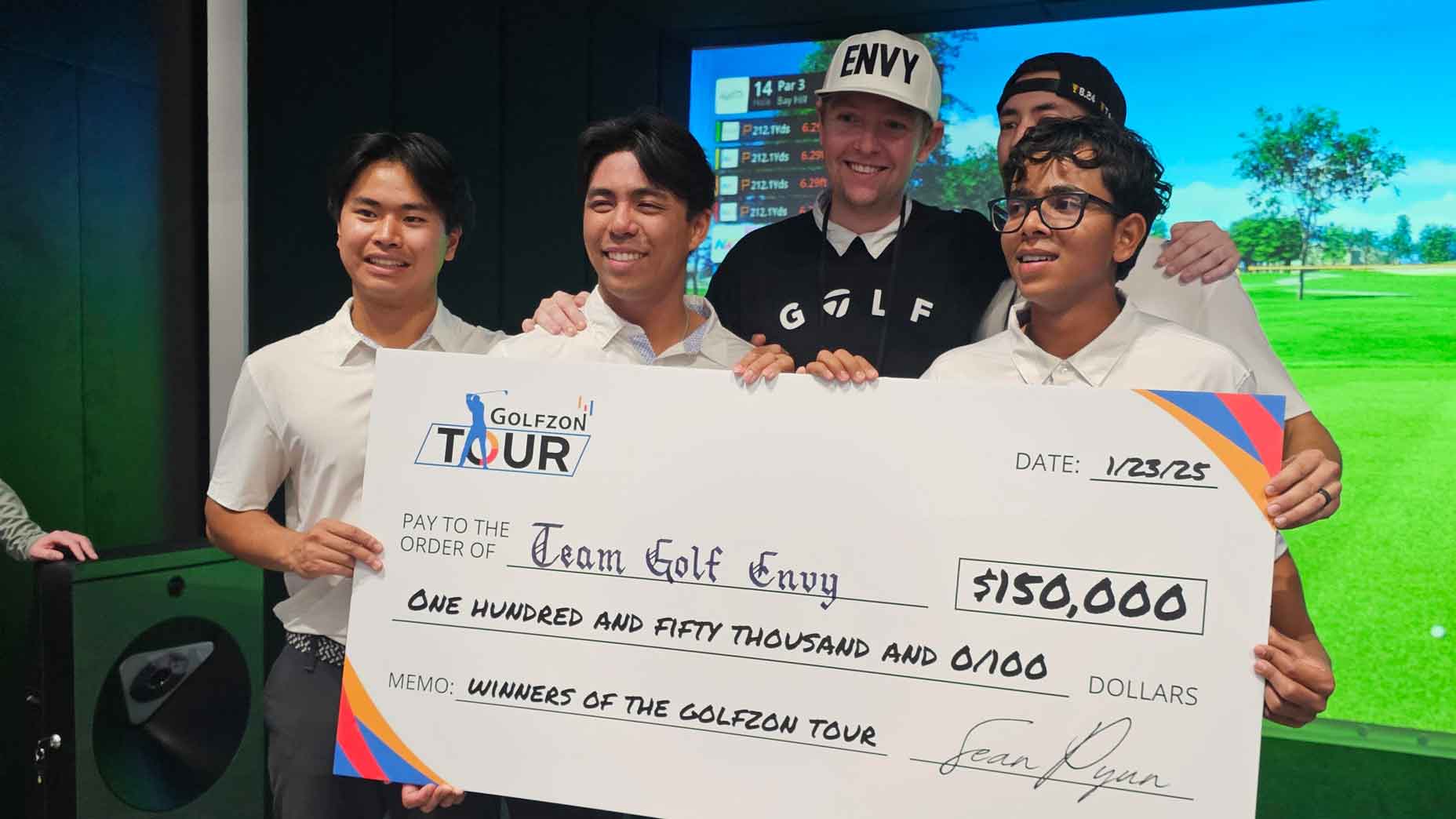 The Golfzon Tour Los Angeles team won $ 150,000 Golfzon Tour by beating the Detroit team in the last game.