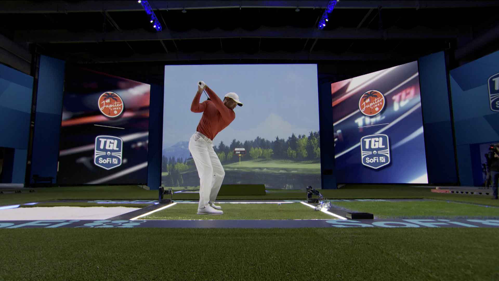 Tiger Woods has already hit the best shot in TGL's short history