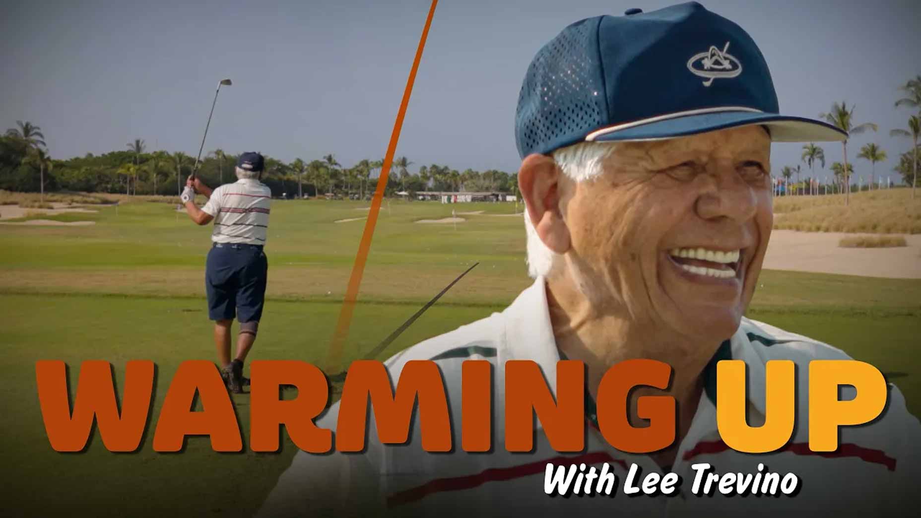 Lee Trevino in the heat