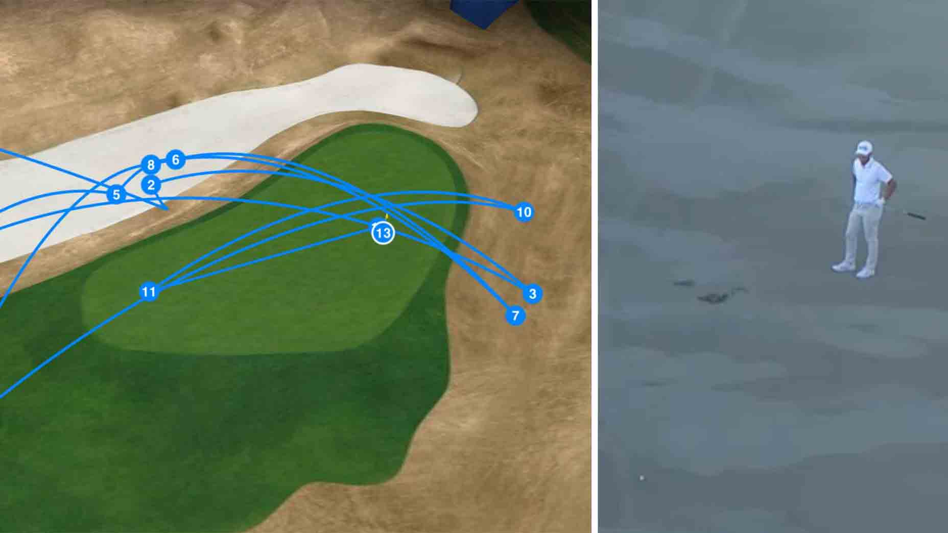 Tour pro was 25 yards from the hole. Then came the inconceivable