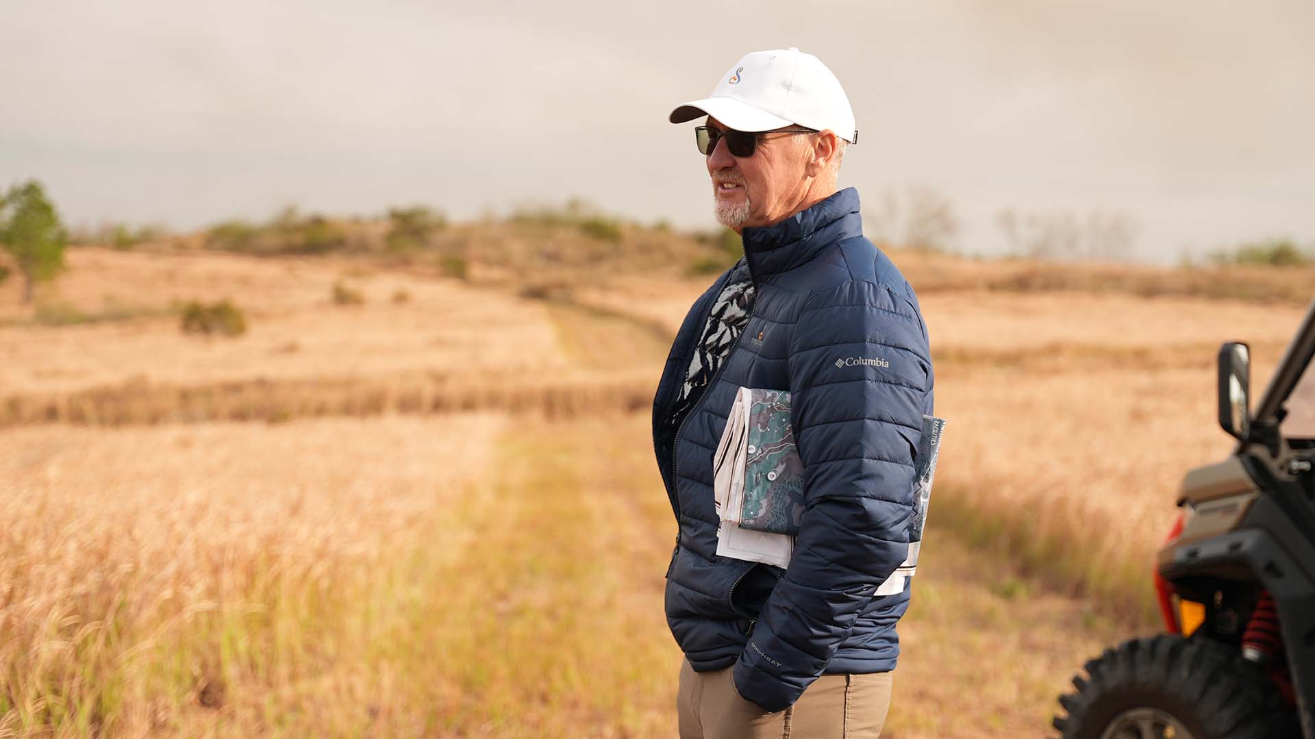 David McLay Kidd touring Streamsong site