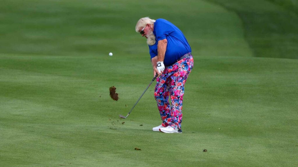 John Daly's 'best thing to do' to hit solid shots with an iron