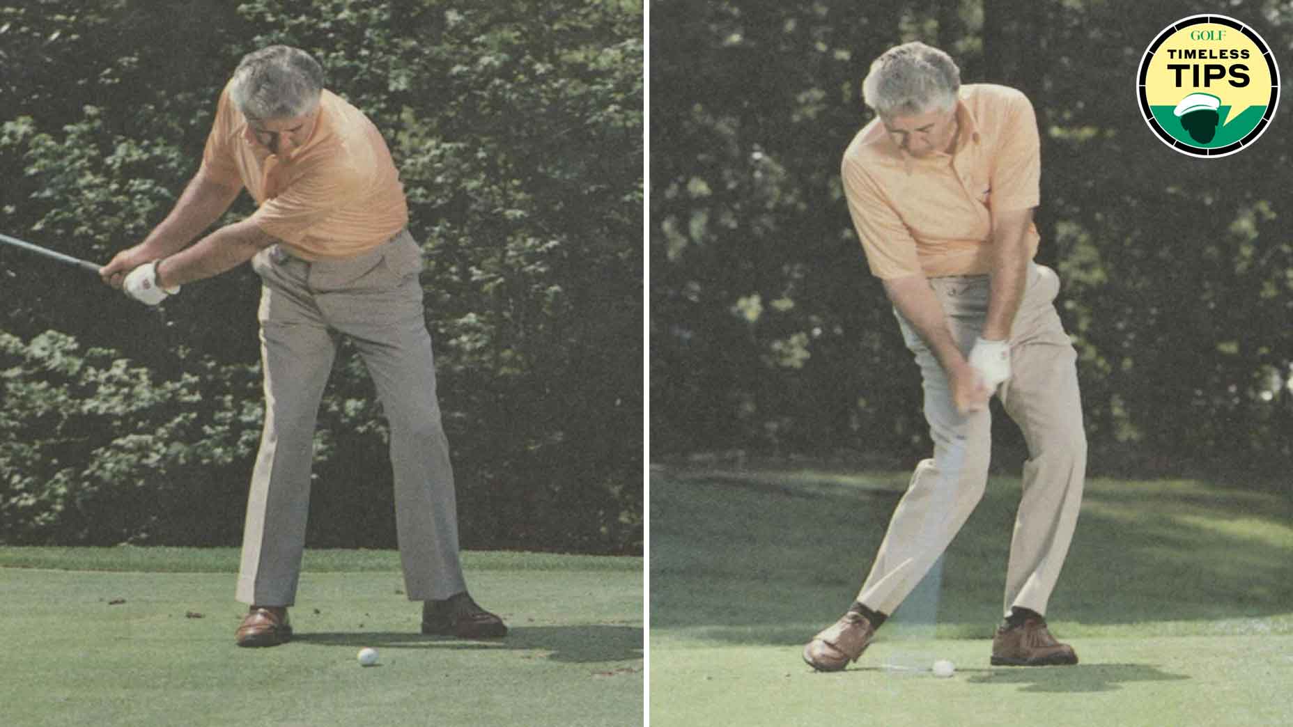 ken venturi hits pitch shot