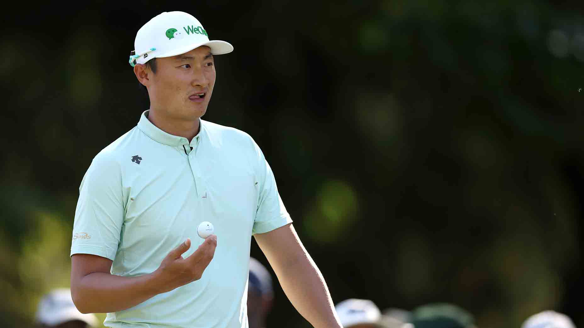 Pro wants to go over trees. Caddie begs for safe play. Then comes smile