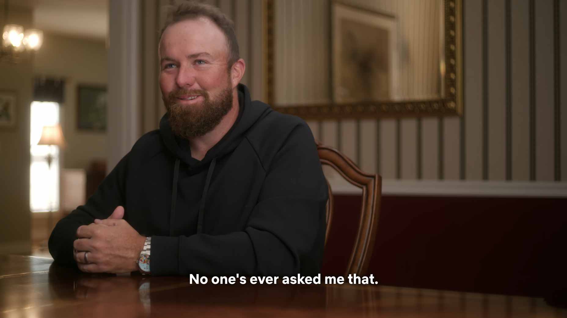 Shane Lowry asked about Rory McIlroy.