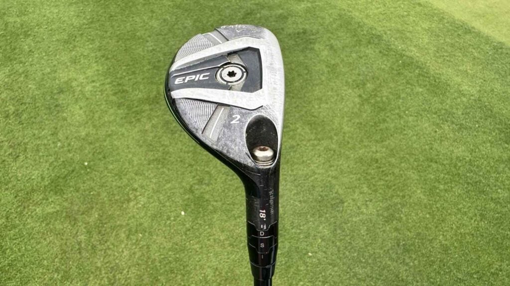 The most unique club in Thomas Detry's bag? A hybrid from 2017