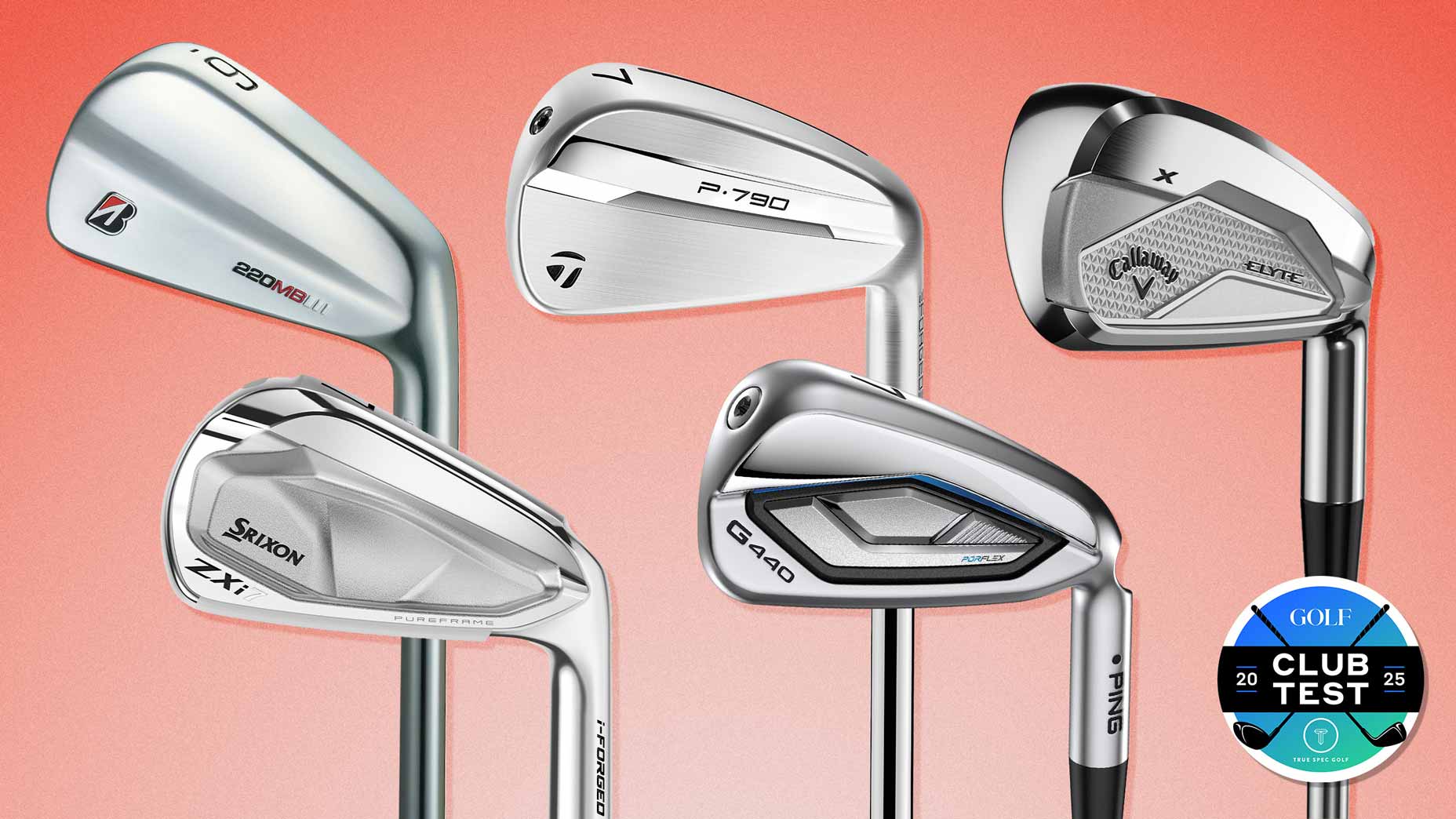 Six of the best irons for 2025 from ClubTest 2025.