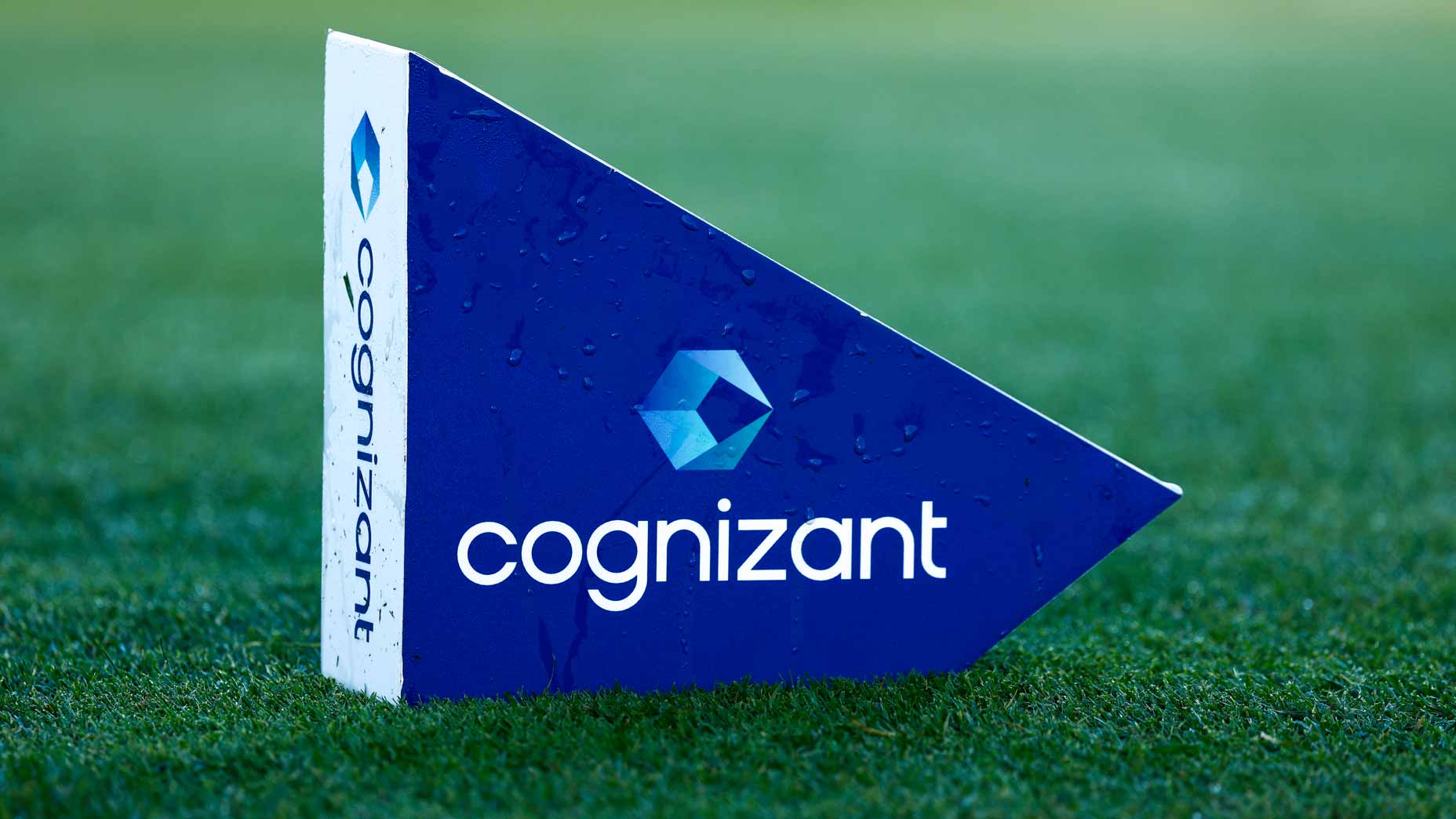 2025 Cognizant Classic tee marker on the course prior to the tournament at PGA National Resort And Spa.