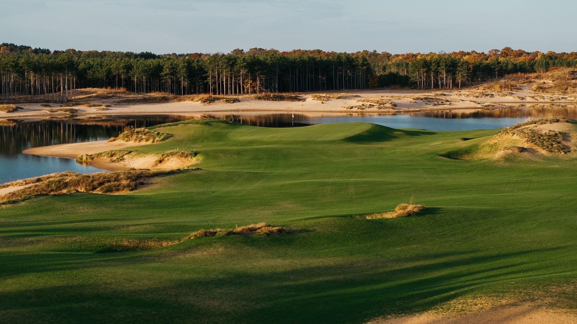 The 10th hole at the Commons, the sixth course at Sand Valley