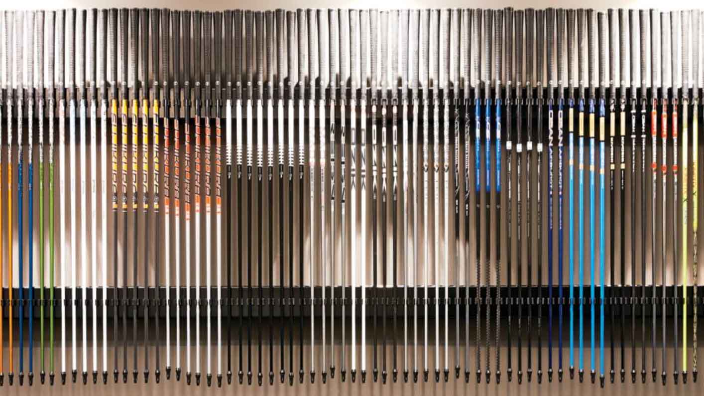 rack of shafts at true spec