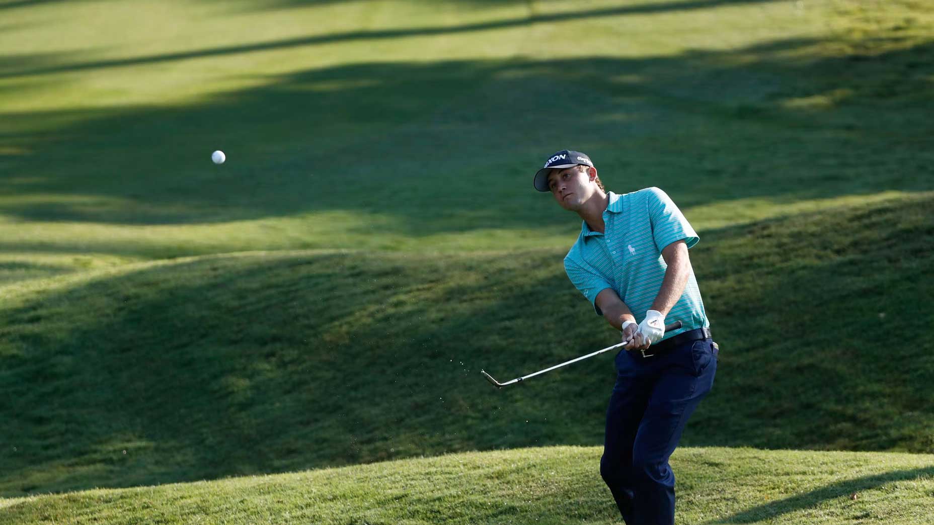 Smylie Kaufman hitting a chip