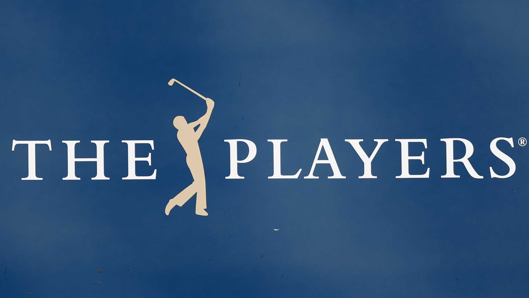 A 2025 player championship sign seen during the first round at TPC Sawgrass.