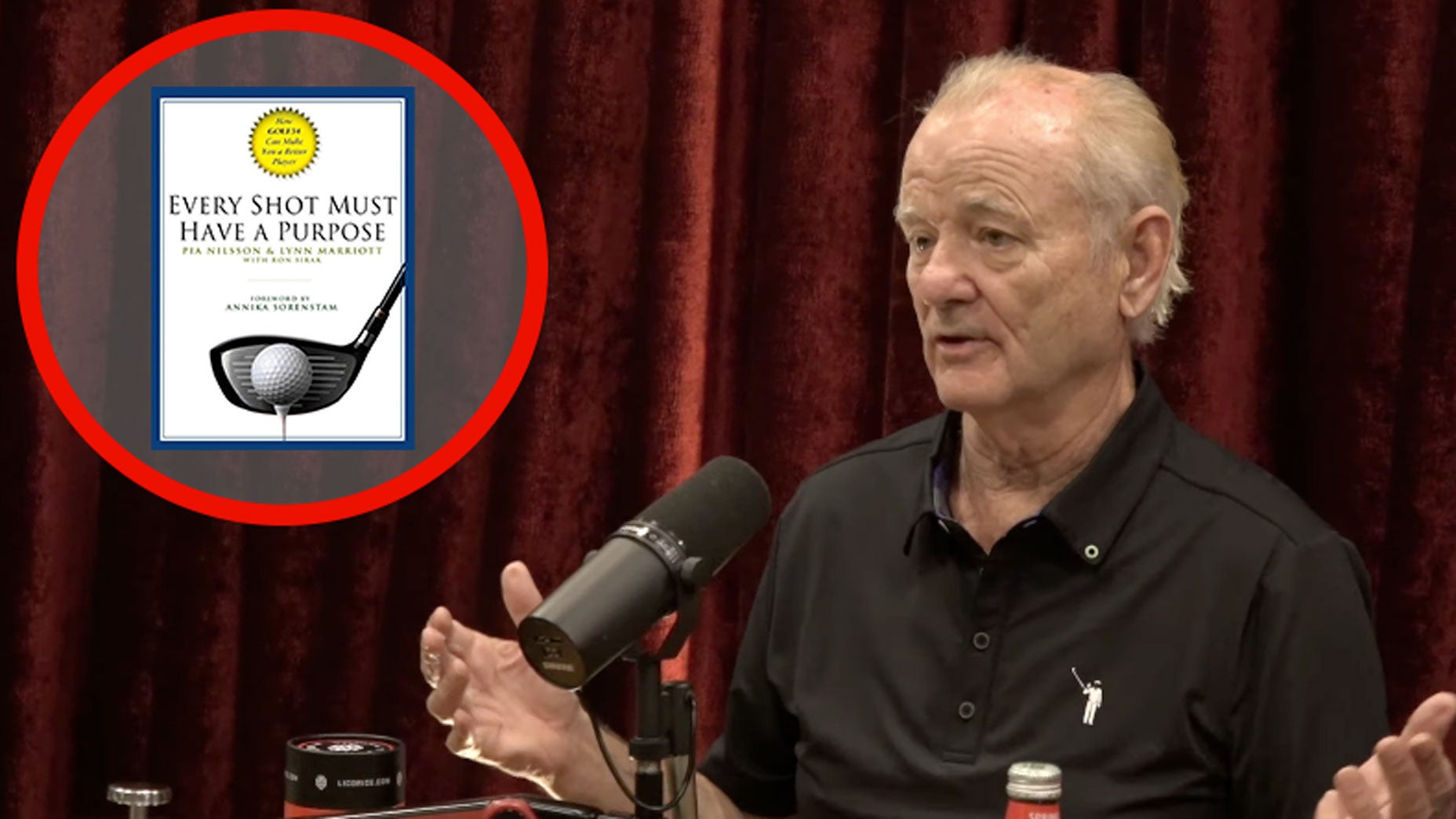 Bill Murray says this golf book is helping him lower his handicap