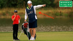 Joe LaCava, Jr.'s young caddie career (for a young Charlie Woods, in this photo) already has several fascinating chapters.