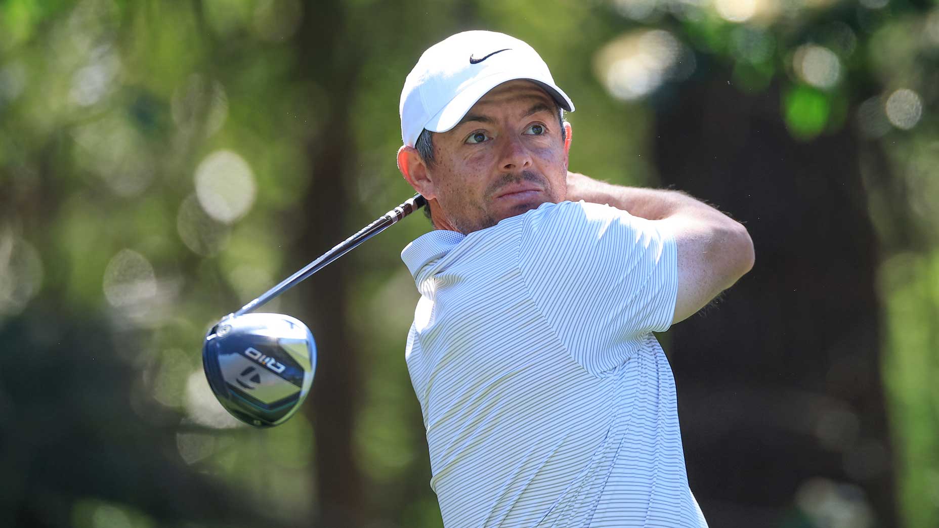 Rory Mcilroy hits a quick blow in a practical round on TPC Sawgrass.