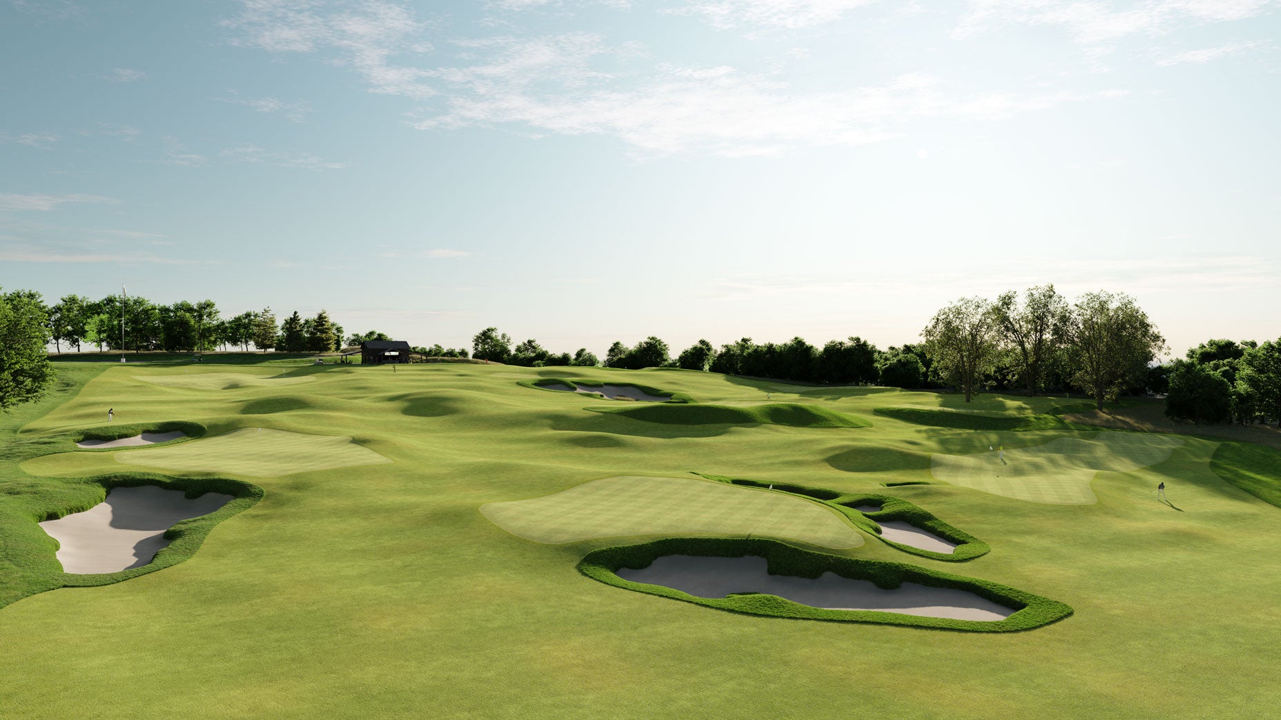 A rendering of Wee Nip, a par-3 course in the making at Grand Geneva Resort in Wisconsin