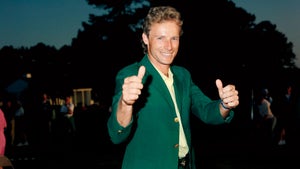 Bernhard langer after winning the 1993 masters