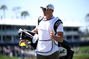 Rob Gronkowski at the Players Championship