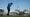 Wyndham Clark of the United States plays his shot from the 17th tee during the first round of THE PLAYERS Championship on the Stadium Course at TPC Sawgrass