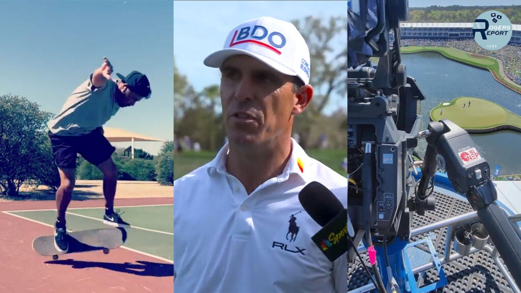 From JJ Spaun's skateboarding content to Billy Horschel's brutal honesty and the coolest view at TPC Sawgrass, get caught up.