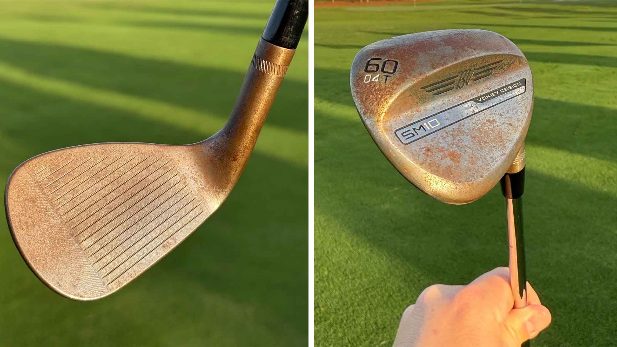 Do rusty wedges actually add spin?