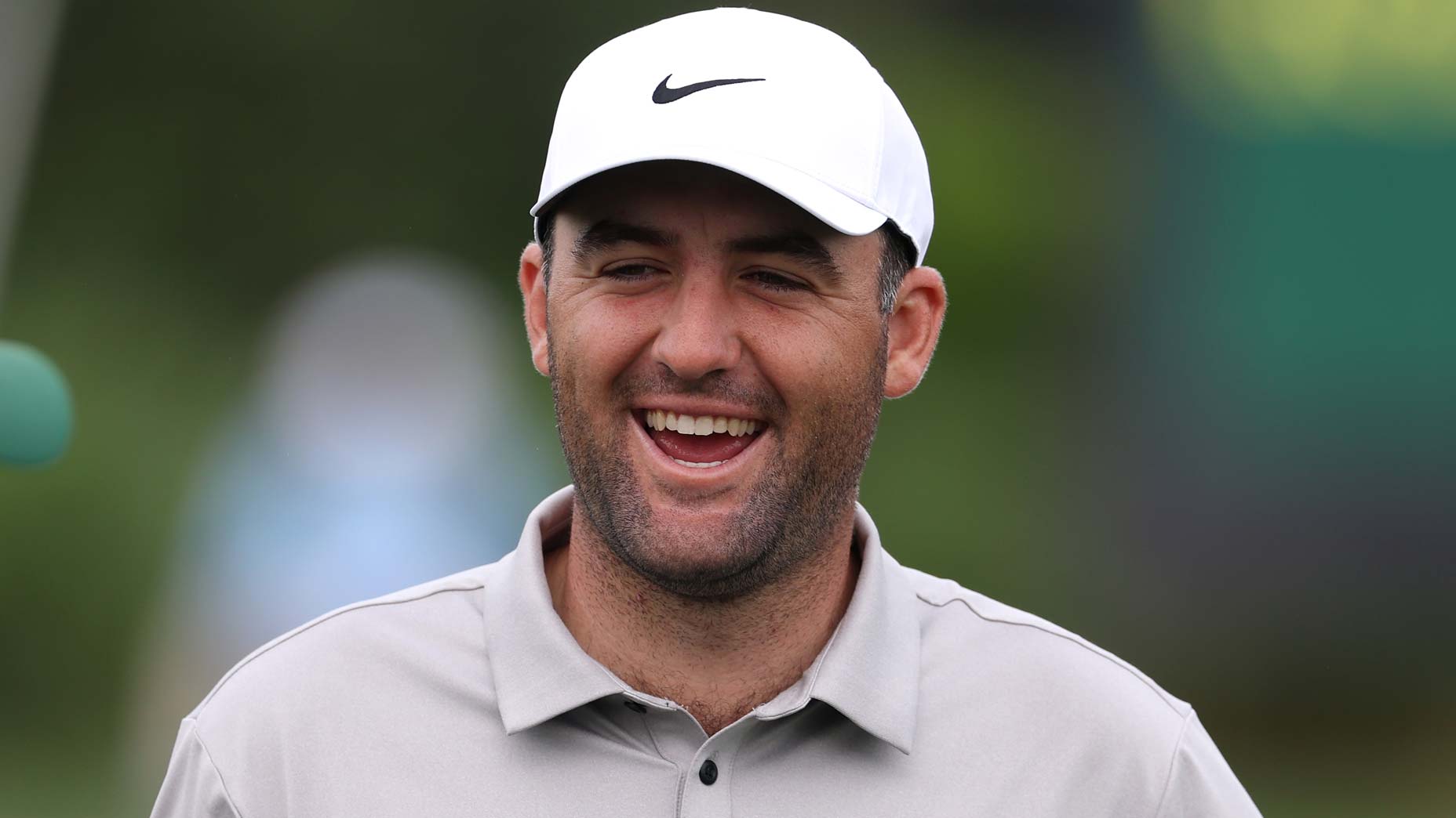 PGA Tour pro Scottie Scheffler smiles during the pro-am prior to the 2025 Arnold Palmer Invitational.