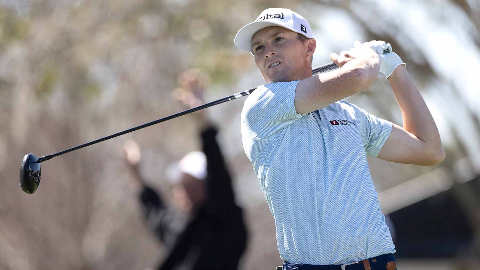 will zalatoris tees off during the arnold palmer invitational