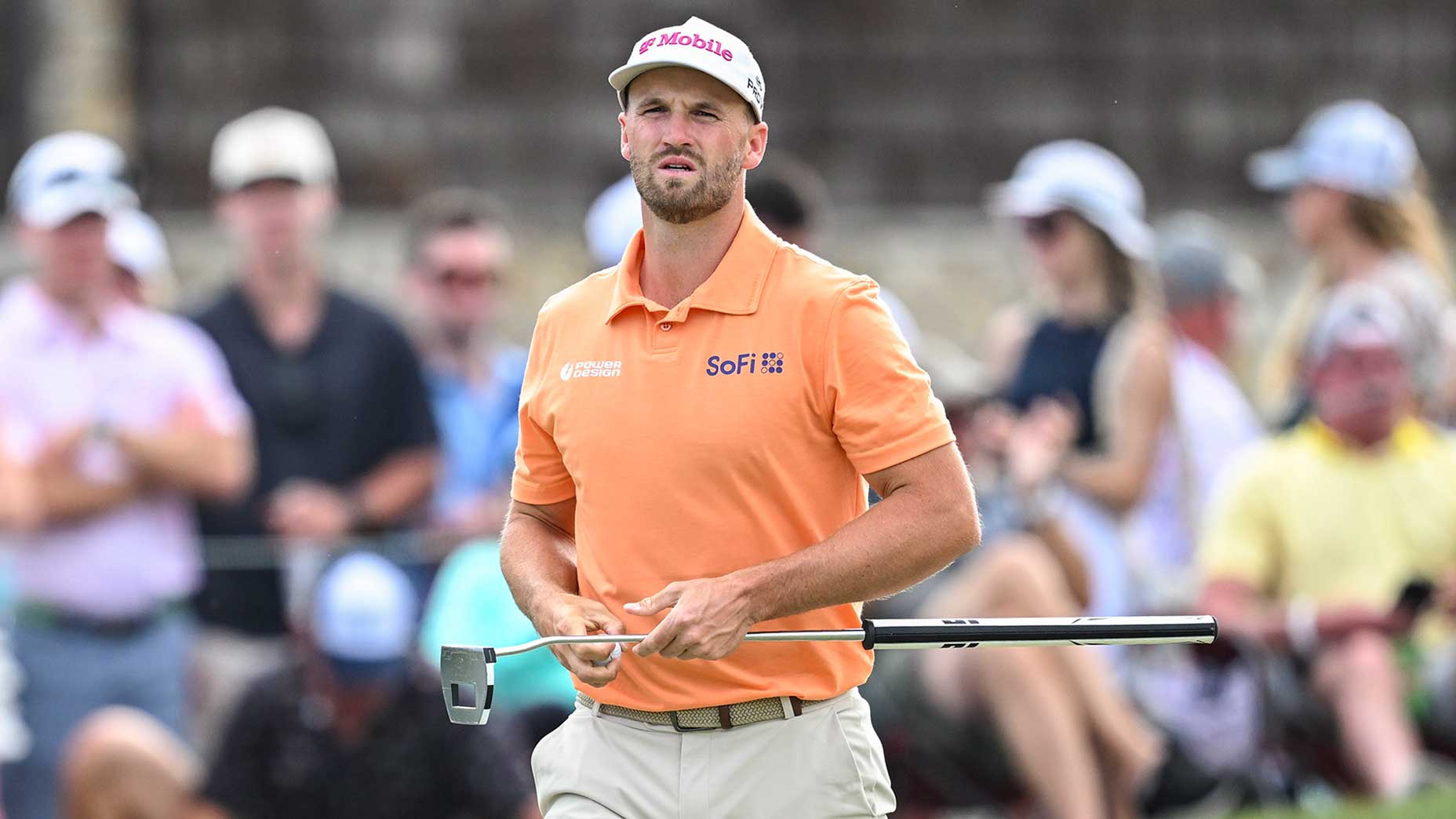 Wyndham Clark walks off the green during last week's Arnold Palmer Invitational.