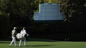 PGA Tour pro Max Homa and new caddie Bill Harke ahead of the 2025 Masters.