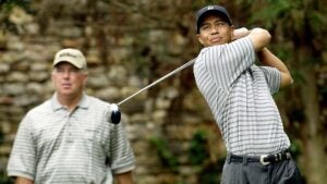 Why this major champ quit playing with Tiger Woods right before the '97 Masters