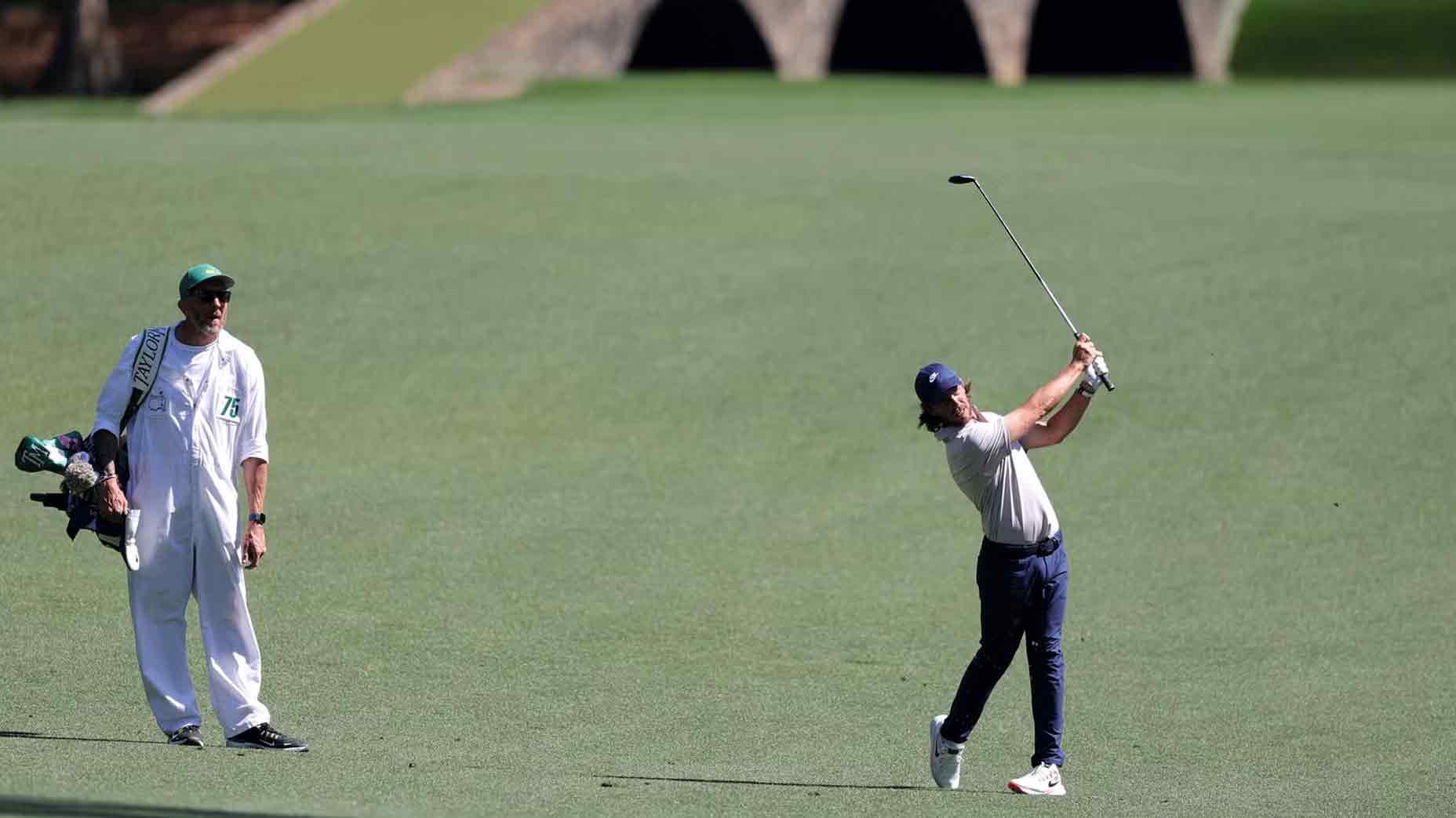 Tommy Fleetwood in Augusta National