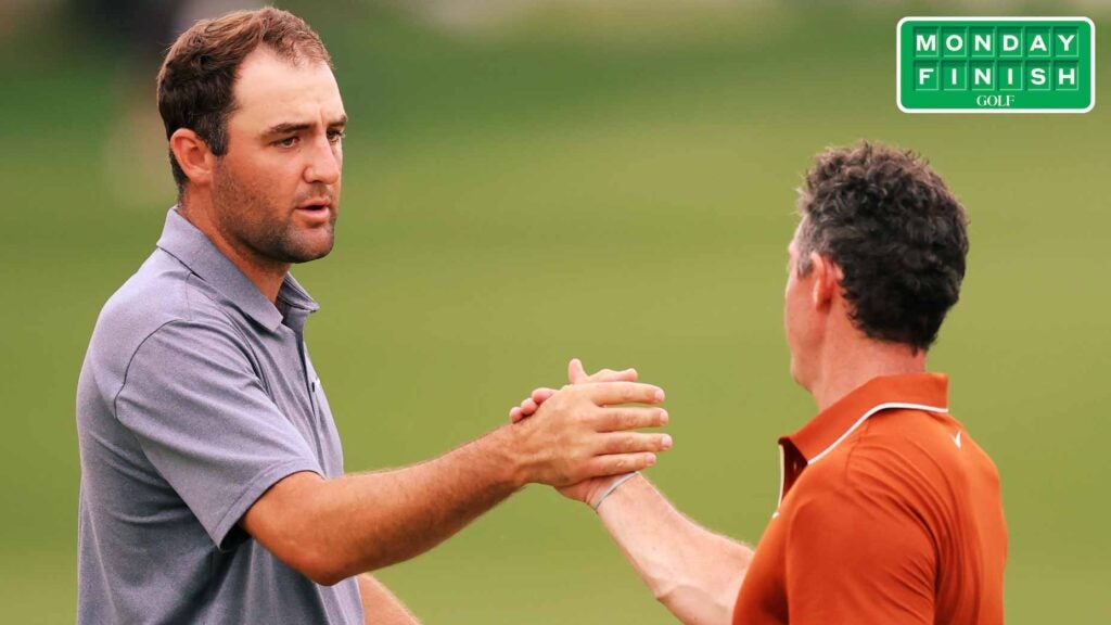 Scottie Scheffler and Rory McIlroy, the first two major champions of 2025.