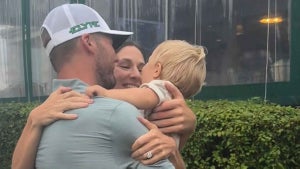 sam burns and family after u.s. open