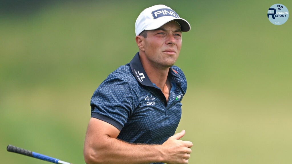 Viktor Hovland at the 2025 U.S. Open.