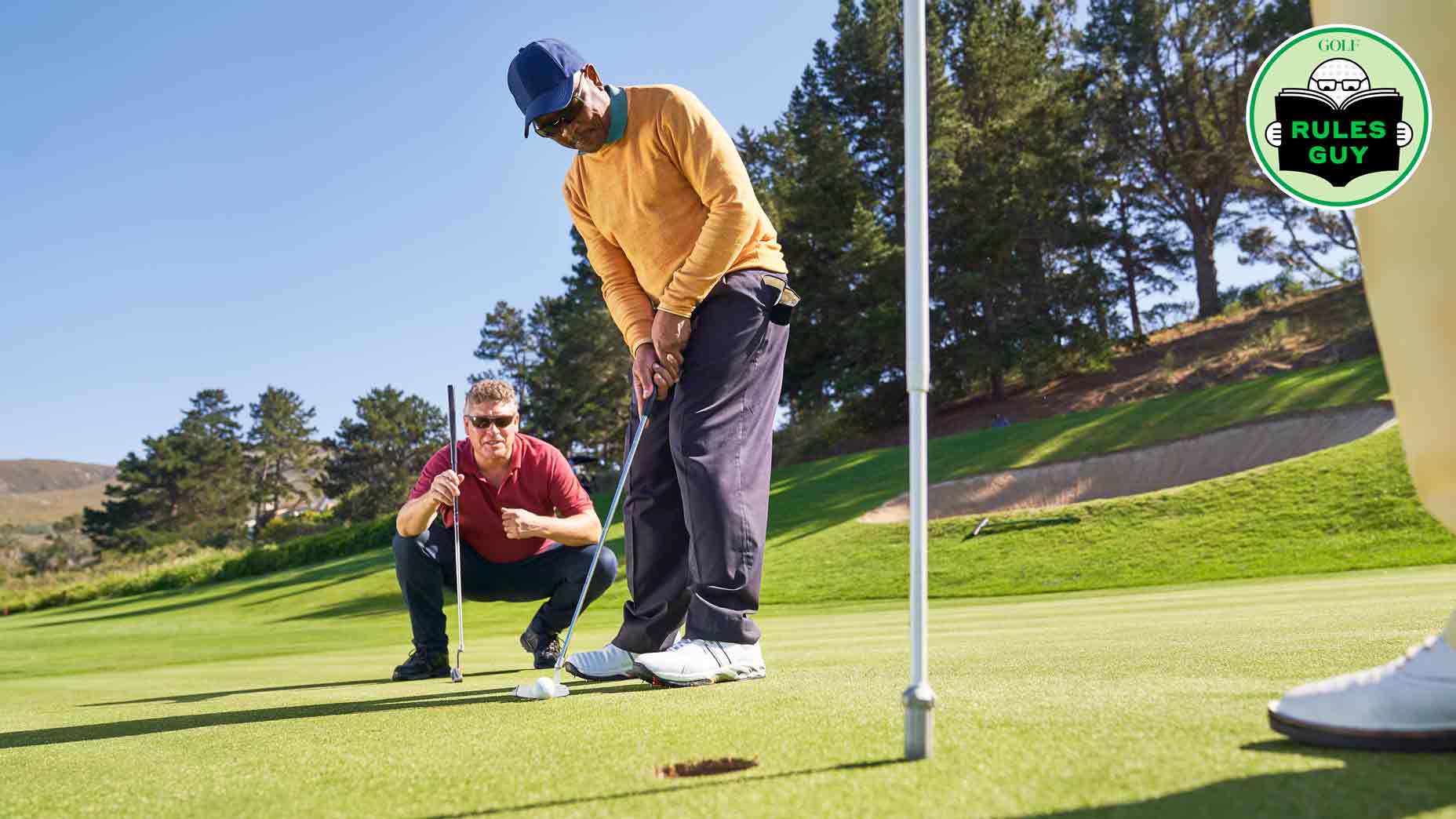 The year’s most-read rules question involved where to stand when someone’s putting The year’s most-read rules question involved where to stand when someone’s putting
