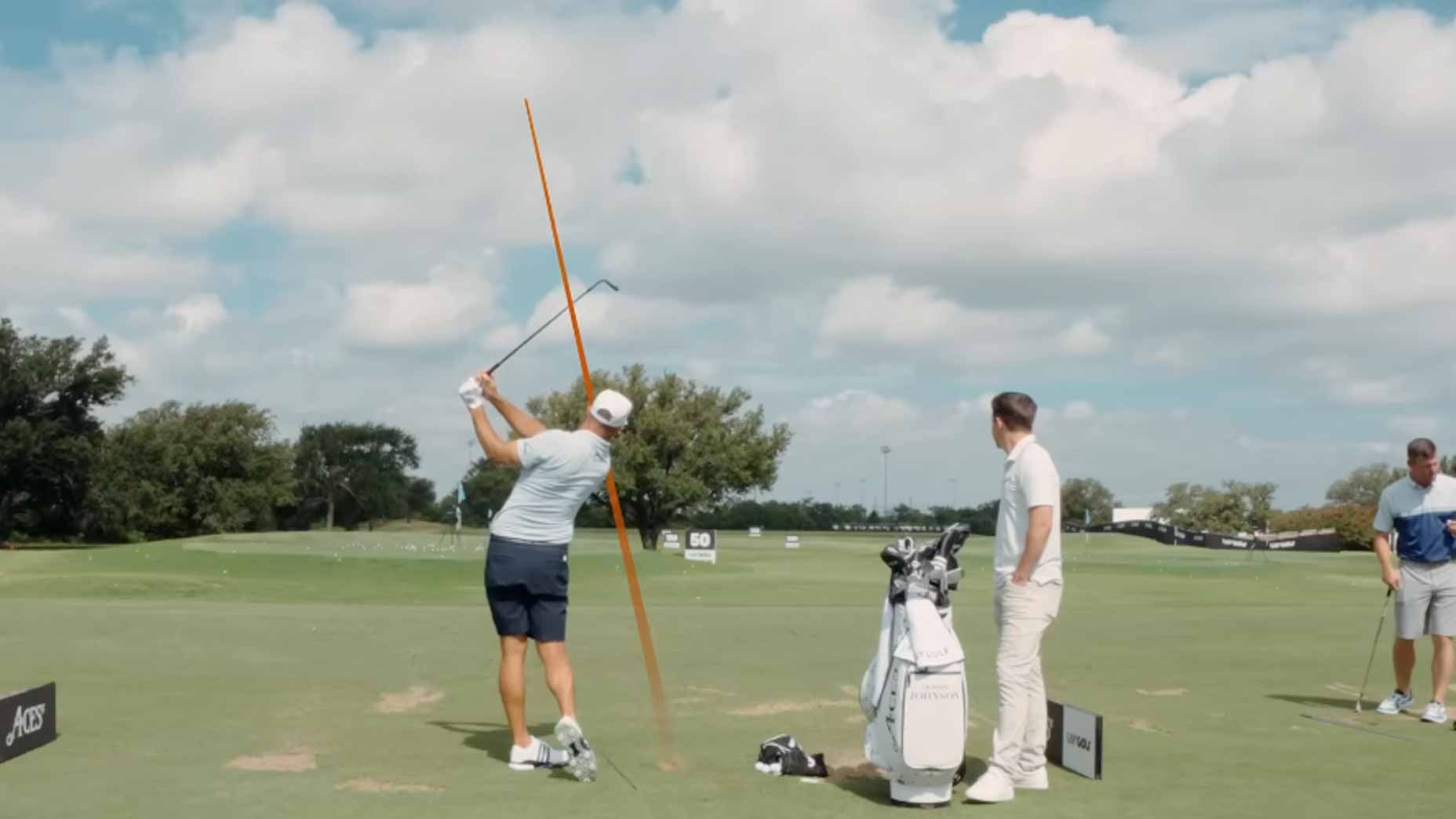 Dustin Johnson improved his wedge play with this genius tactic Dustin Johnson improved his wedge play with this genius tactic