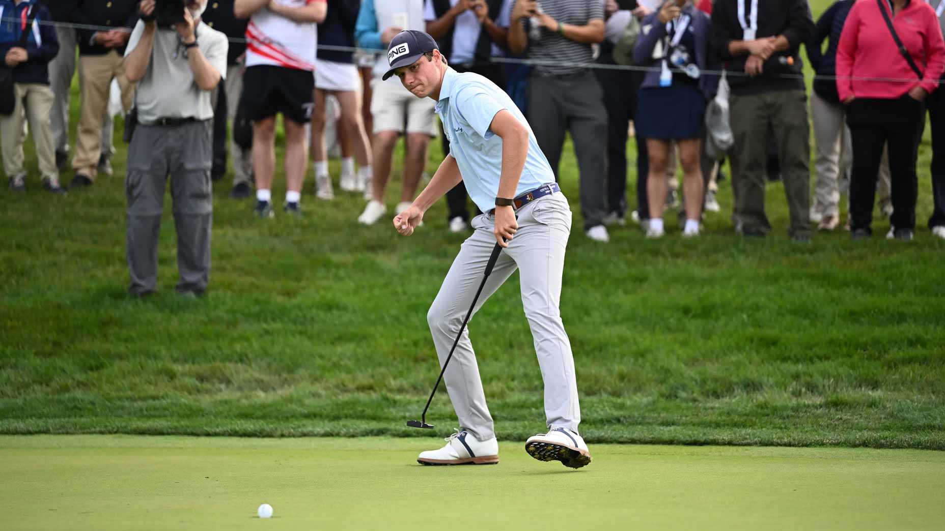 Mason Howell explains viral U.S. Amateur celebration Mason Howell explains viral U.S. Amateur celebration