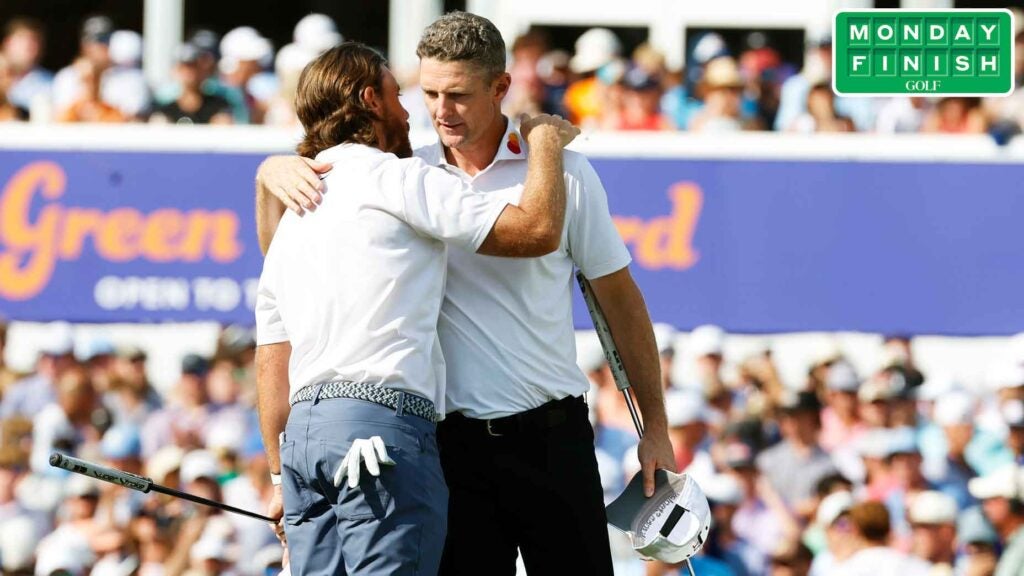 Tommy Fleetwood and Justin Rose